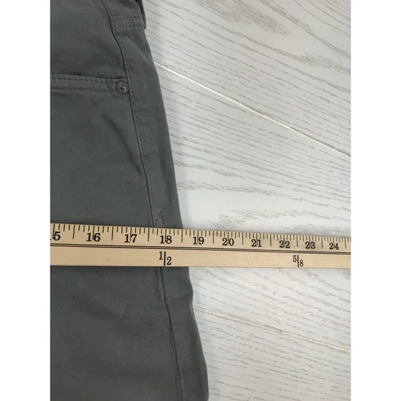 Adriano Goldschmied Sueded Stretch Sateen Jeans Mens 28x32 Gray The Stockton New